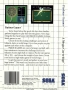 Sega  Master System  -  Parlour Games (Back)